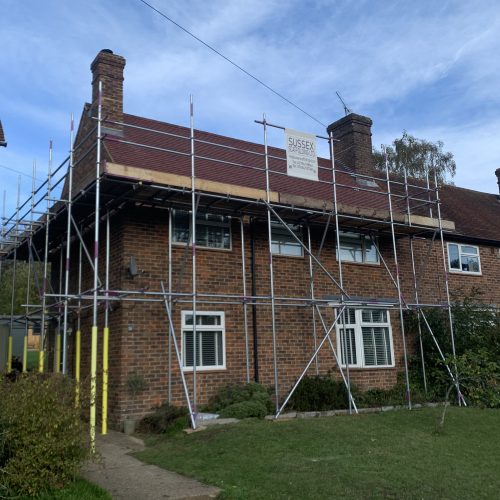 Scaffolding in Haslemere